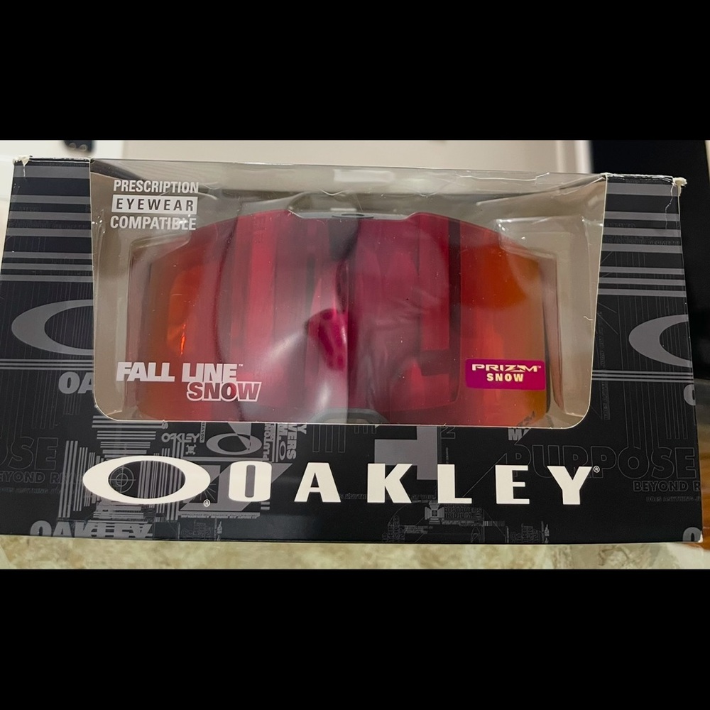 Oakley Prizm Snow Goggles - Red and Orange
